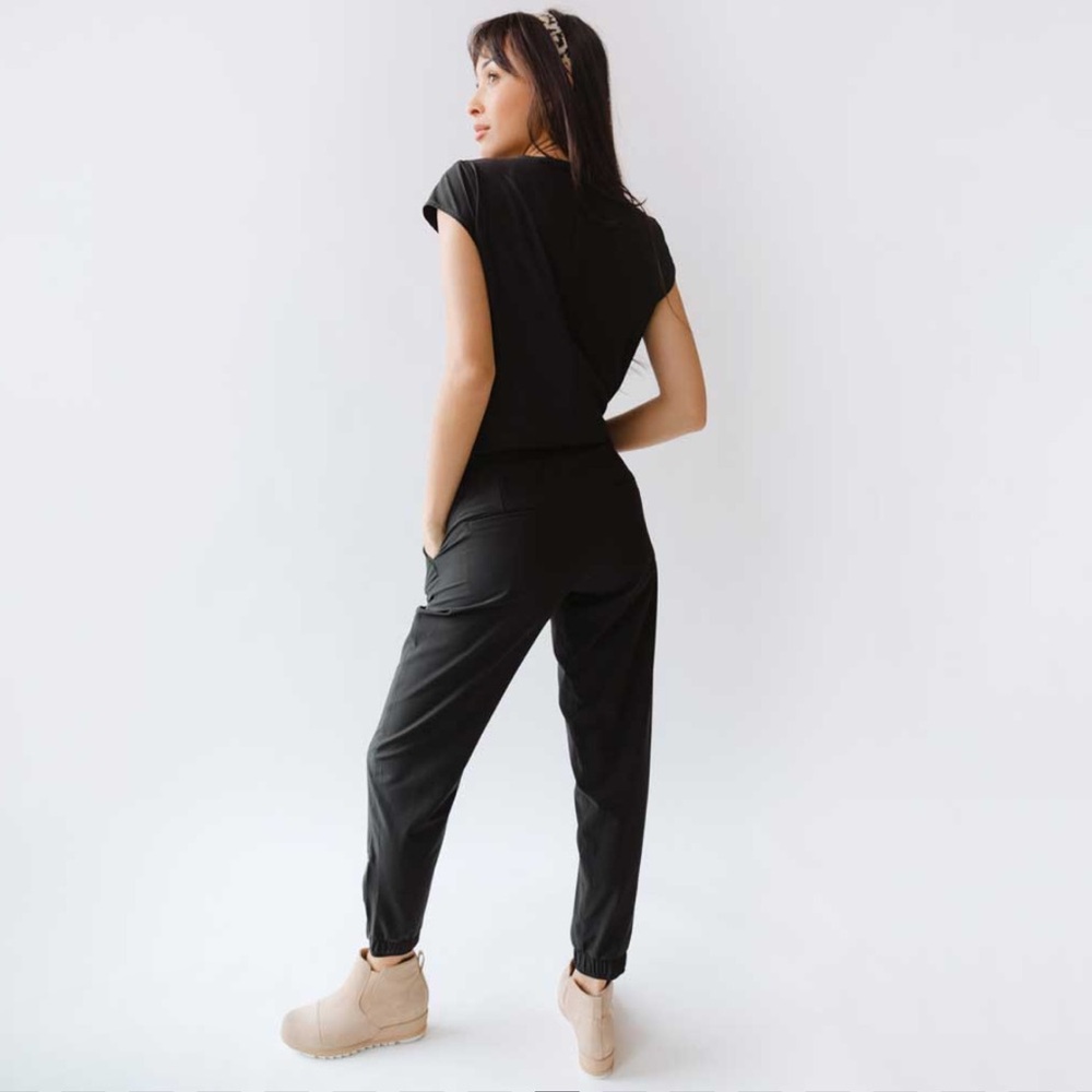 Albion Fit Black Jumpsuit - Picture 2 of 12